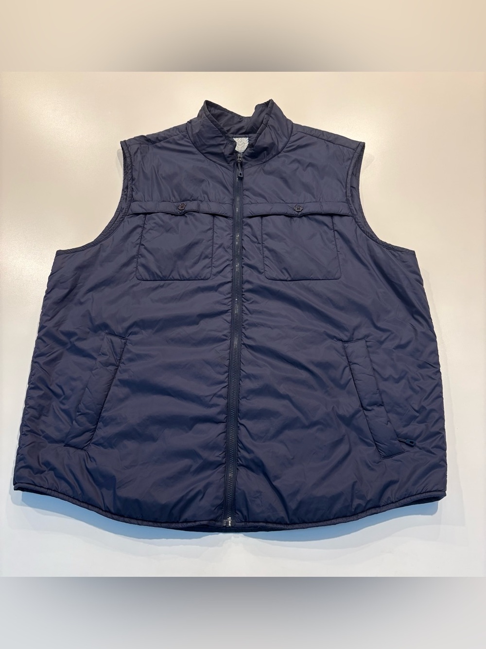 Onward Reserve Men’s Featherweight Vest Size Large - Navy Blue Pockets Full Zip
